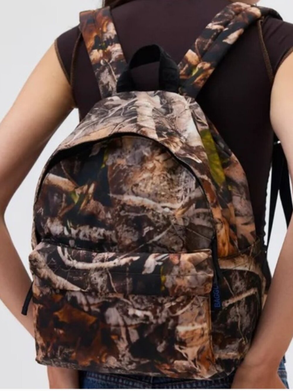 Baggu Photo Forest Camouflage Medium Backpack